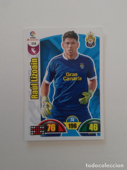 Collectionnisme sportif: 210 RA&Uacute;L LIZOAIN LAS PALMAS CROMO TARJETA LIGA FUTBOL PANINI ADRENALYN 2017-2018 17-18