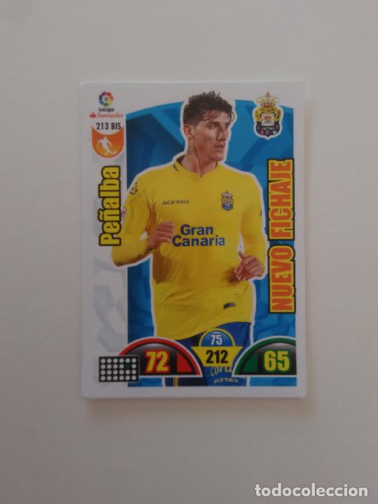 Collectionnisme sportif: 213 BIS PE&Ntilde;ALBA FICHAJE LAS PALMAS CROMO TARJETA LIGA FUTBOL PANINI ADRENALYN 2017-2018 17-18