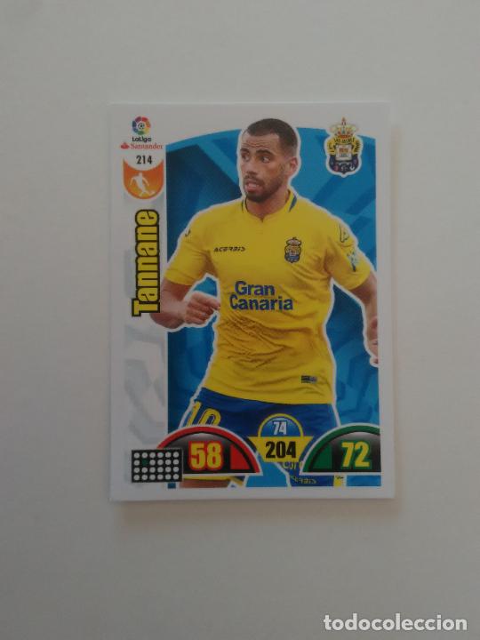 Collectionnisme sportif: 214 TANNANE LAS PALMAS CROMO TARJETA LIGA FUTBOL PANINI ADRENALYN 2017-2018 17-18