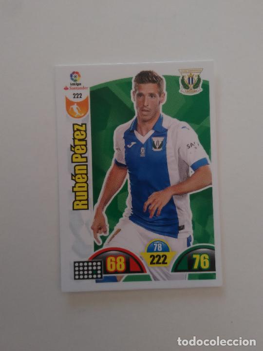 Collectionnisme sportif: 222 RUB&Eacute;N P&Eacute;REZ LEGAN&Eacute;S CROMO TARJETA LIGA FUTBOL PANINI ADRENALYN 2017-2018 17-18