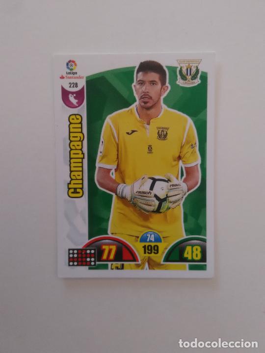Collectionnisme sportif: 228 CHAMPAGNE LEGAN&Eacute;S CROMO TARJETA LIGA FUTBOL PANINI ADRENALYN 2017-2018 17-18