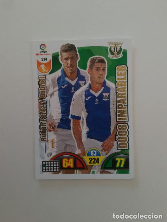 Collectionnisme sportif: 234 RUB&Eacute;N P&Eacute;REZ GABRIEL LEGAN&Eacute;S CROMO TARJETA LIGA FUTBOL PANINI ADRENALYN 2017-2018 17-18