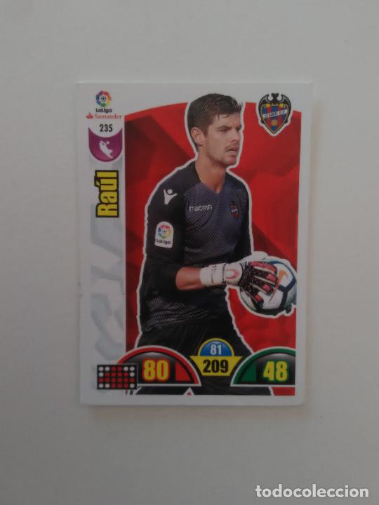 Collectionnisme sportif: 235 RA&Uacute;L LEVANTE CROMO TARJETA LIGA FUTBOL PANINI ADRENALYN 2017-2018 17-18
