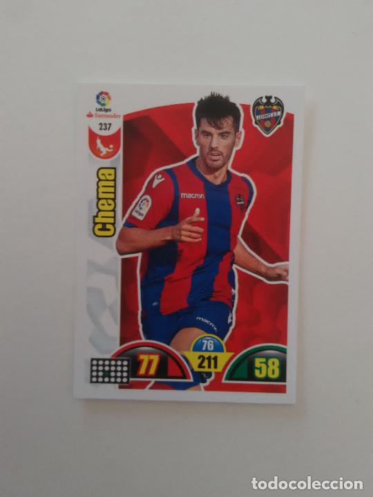 Collectionnisme sportif: 237 CHEMA LEVANTE CROMO TARJETA LIGA FUTBOL PANINI ADRENALYN 2017-2018 17-18