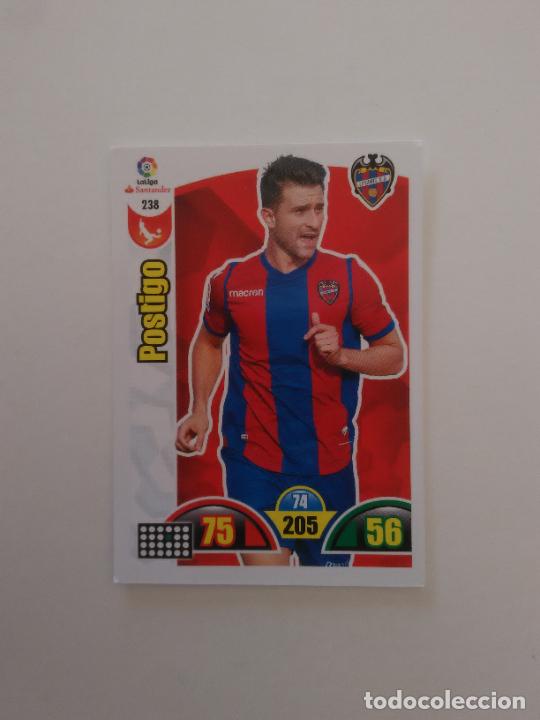 Collectionnisme sportif: 238 POSTIGO LEVANTE CROMO TARJETA LIGA FUTBOL PANINI ADRENALYN 2017-2018 17-18