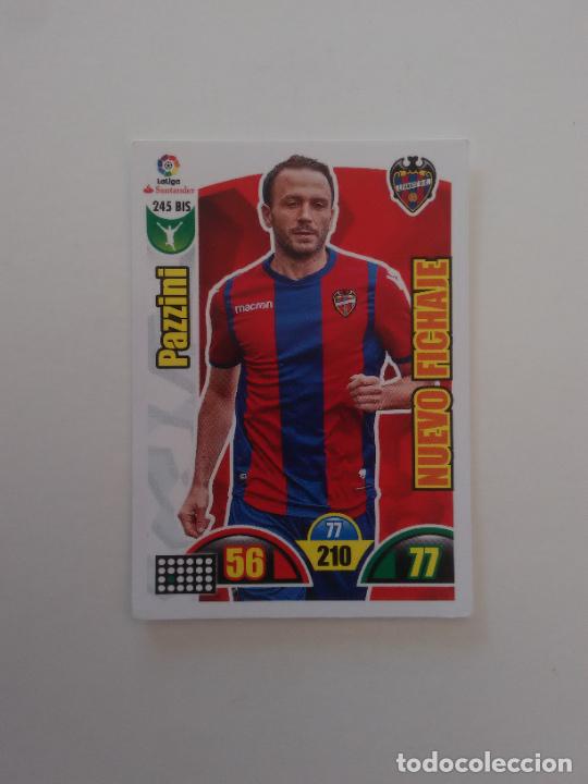 Collectionnisme sportif: 245 BIS PAZZINI FICHAJE LEVANTE CROMO TARJETA LIGA FUTBOL PANINI ADRENALYN 2017-2018 17-18