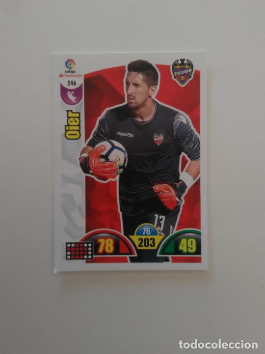 Collectionnisme sportif: 246 OIER LEVANTE CROMO TARJETA LIGA FUTBOL PANINI ADRENALYN 2017-2018 17-18