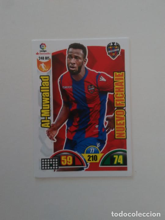 Collectionnisme sportif: 248 BIS AL-MUWALLAD FICHAJE LEVANTE CROMO TARJETA LIGA FUTBOL PANINI ADRENALYN 2017-2018 17-18
