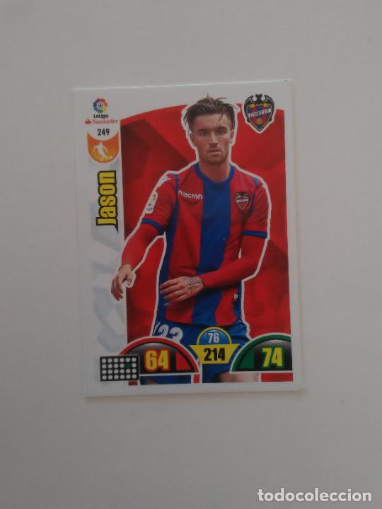 Collectionnisme sportif: 249 JASON LEVANTE CROMO TARJETA LIGA FUTBOL PANINI ADRENALYN 2017-2018 17-18