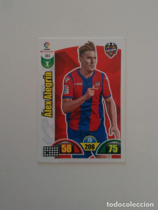 Collectionnisme sportif: 251 &Aacute;LEX ALEGR&Iacute;A LEVANTE CROMO TARJETA LIGA FUTBOL PANINI ADRENALYN 2017-2018 17-18