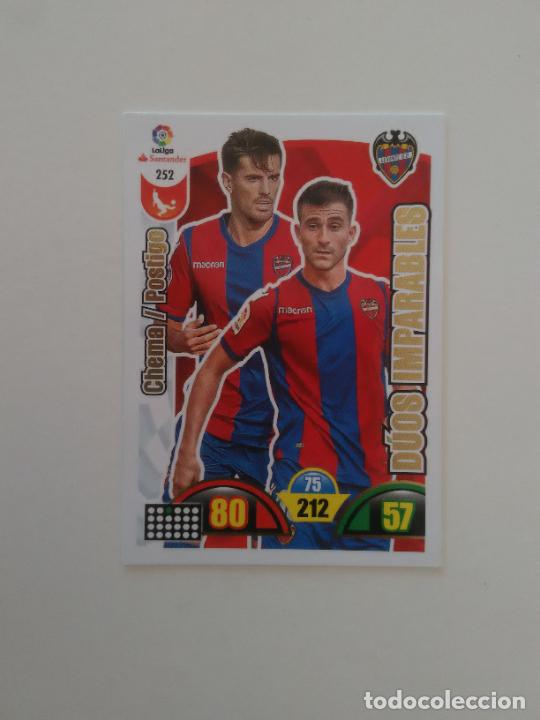 Collectionnisme sportif: 252 CHEMA POSTIGO LEVANTE CROMO TARJETA LIGA FUTBOL PANINI ADRENALYN 2017-2018 17-18