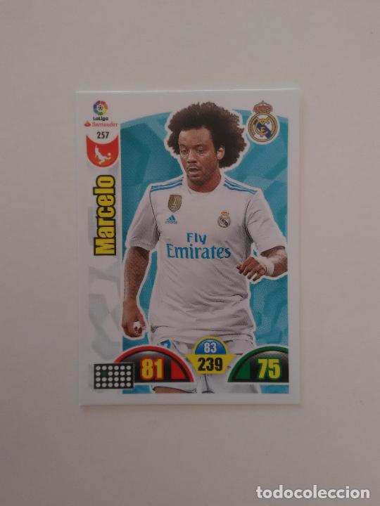 Collectionnisme sportif: 257 MARCELO REAL MADRID CROMO TARJETA LIGA FUTBOL PANINI ADRENALYN 2017-2018 17-18