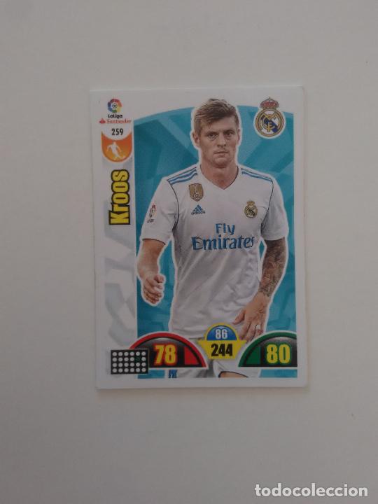 Collectionnisme sportif: 259 KROOS REAL MADRID CROMO TARJETA LIGA FUTBOL PANINI ADRENALYN 2017-2018 17-18