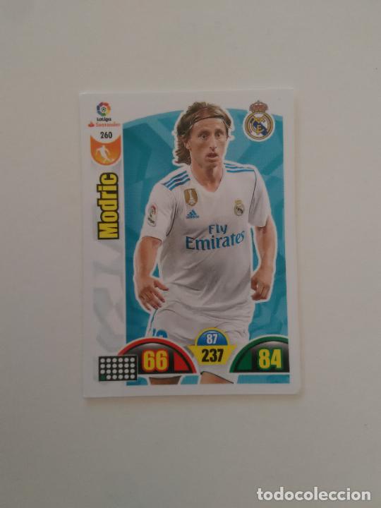 Collectionnisme sportif: 260 MODRIC REAL MADRID CROMO TARJETA LIGA FUTBOL PANINI ADRENALYN 2017-2018 17-18