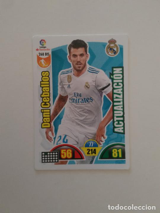 Collectionnisme sportif: 268 BIS DANI CEBALLOS REAL MADRID CROMO TARJETA LIGA FUTBOL PANINI ADRENALYN 2017-2018 17-18