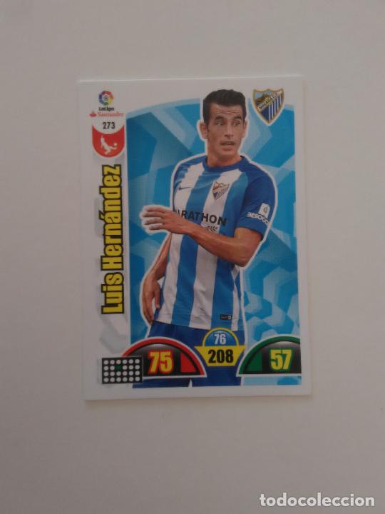 Collectionnisme sportif: 273 LUIS HERN&Aacute;NDEZ M&Aacute;LAGA CROMO TARJETA LIGA FUTBOL PANINI ADRENALYN 2017-2018 17-18