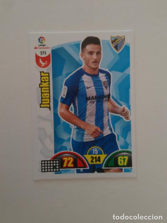 Collectionnisme sportif: 275 JUANKAR M&Aacute;LAGA CROMO TARJETA LIGA FUTBOL PANINI ADRENALYN 2017-2018 17-18