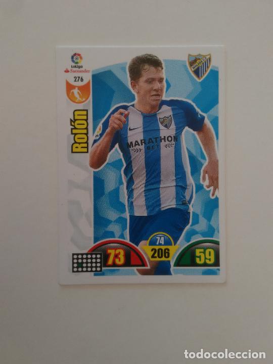 Collectionnisme sportif: 276 ROL&Oacute;N M&Aacute;LAGA CROMO TARJETA LIGA FUTBOL PANINI ADRENALYN 2017-2018 17-18