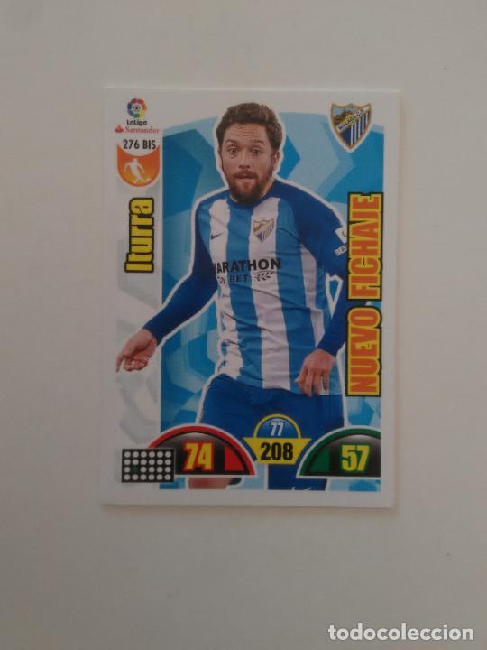Collectionnisme sportif: 276 BIS ITURRA FICHAJE M&Aacute;LAGA CROMO TARJETA LIGA FUTBOL PANINI ADRENALYN 2017-2018 17-18