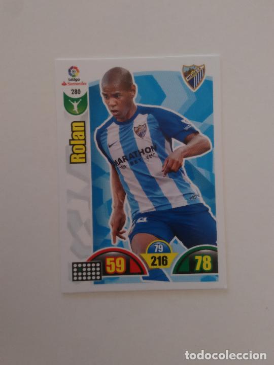 Collectionnisme sportif: 280 ROLAN M&Aacute;LAGA CROMO TARJETA LIGA FUTBOL PANINI ADRENALYN 2017-2018 17-18