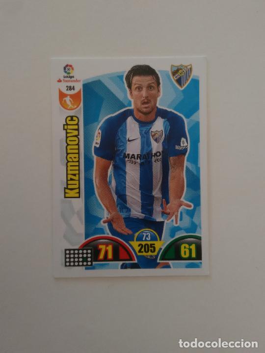 Collectionnisme sportif: 284 KUZMANOVIC M&Aacute;LAGA CROMO TARJETA LIGA FUTBOL PANINI ADRENALYN 2017-2018 17-18