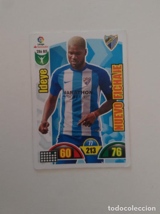 Sammelleidenschaft Sport: 286 BIS IDEYE FICHAJE M&Aacute;LAGA CROMO TARJETA LIGA FUTBOL PANINI ADRENALYN 2017-2018 17-18