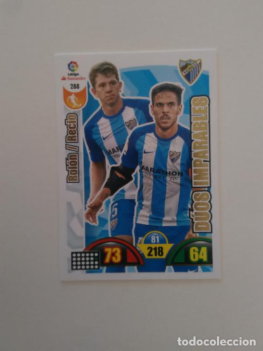 Sammelleidenschaft Sport: 288 ROL&Oacute;N RECIO M&Aacute;LAGA CROMO TARJETA LIGA FUTBOL PANINI ADRENALYN 2017-2018 17-18