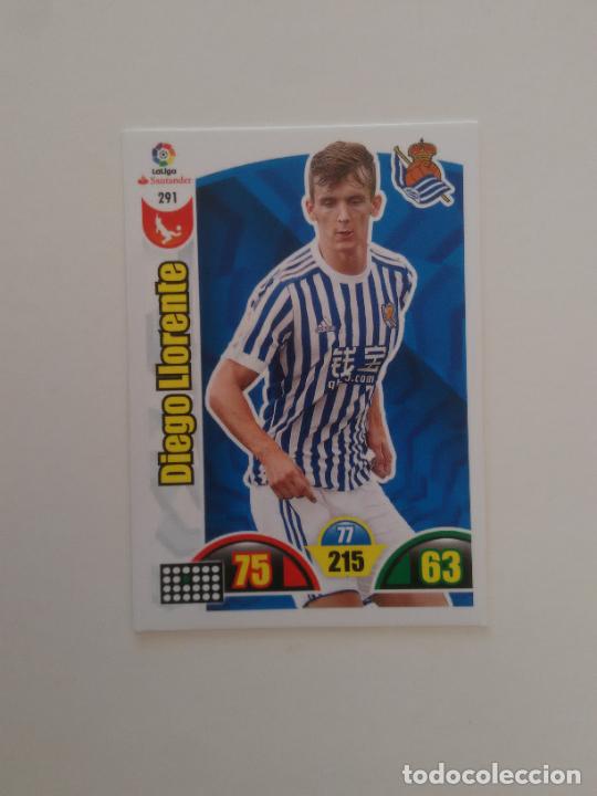 Sammelleidenschaft Sport: 291 DIEGO LLORENTE REAL SOCIEDAD CROMO TARJETA LIGA FUTBOL PANINI ADRENALYN 2017-2018 17-18