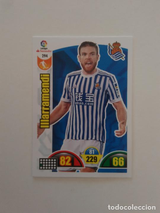 Sammelleidenschaft Sport: 294 ILLARRAMENDI REAL SOCIEDAD CROMO TARJETA LIGA FUTBOL PANINI ADRENALYN 2017-2018 17-18