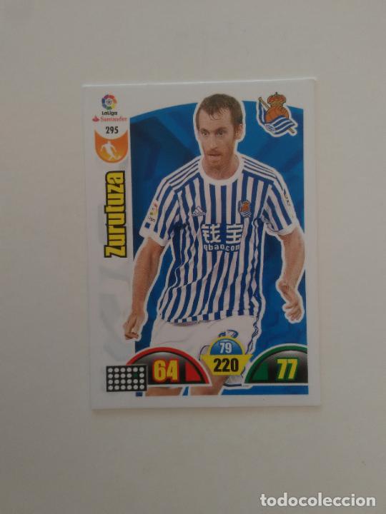 Sammelleidenschaft Sport: 295 ZURUTUZA REAL SOCIEDAD CROMO TARJETA LIGA FUTBOL PANINI ADRENALYN 2017-2018 17-18