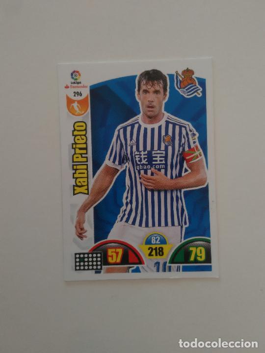 Sammelleidenschaft Sport: 296 XABI PRIETO REAL SOCIEDAD CROMO TARJETA LIGA FUTBOL PANINI ADRENALYN 2017-2018 17-18