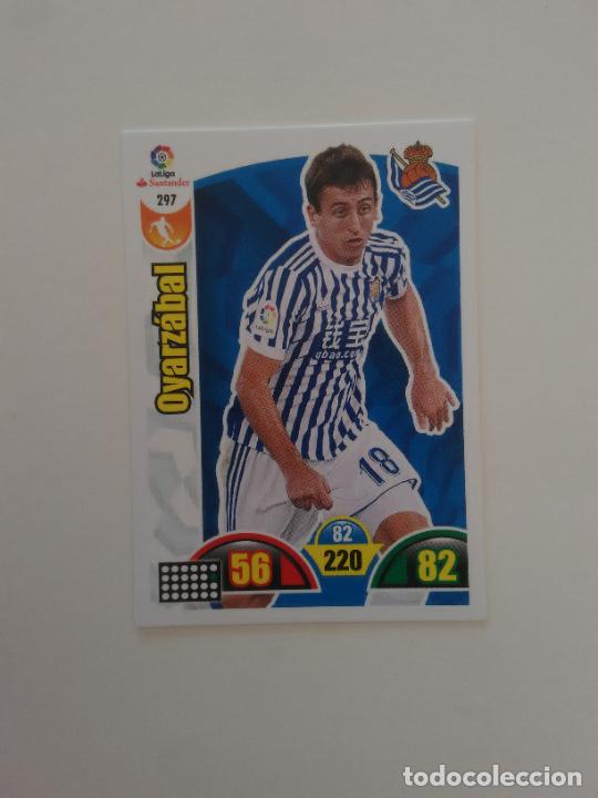 Sammelleidenschaft Sport: 297 OYARZ&Aacute;BAL REAL SOCIEDAD CROMO TARJETA LIGA FUTBOL PANINI ADRENALYN 2017-2018 17-18