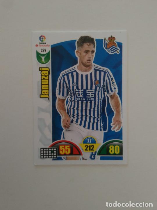 Sammelleidenschaft Sport: 299 JANUZAJ REAL SOCIEDAD CROMO TARJETA LIGA FUTBOL PANINI ADRENALYN 2017-2018 17-18