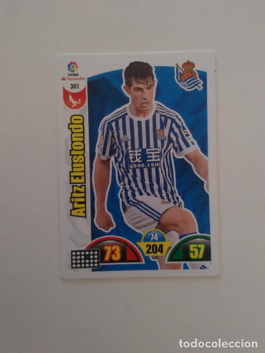 Sammelleidenschaft Sport: 301 ARITZ ELUSTONDO REAL SOCIEDAD CROMO TARJETA LIGA FUTBOL PANINI ADRENALYN 2017-2018 17-18