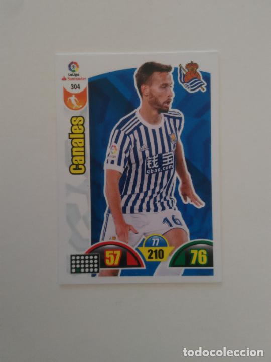 Sammelleidenschaft Sport: 304 CANALES REAL SOCIEDAD CROMO TARJETA LIGA FUTBOL PANINI ADRENALYN 2017-2018 17-18