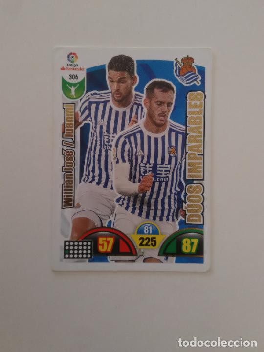 Sammelleidenschaft Sport: 306 WILLIAN JOS&Eacute; JUANMI REAL SOCIEDAD CROMO TARJETA LIGA FUTBOL PANINI ADRENALYN 2017-2018 17-18