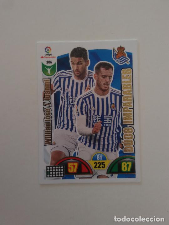 Sammelleidenschaft Sport: 306 WILLIAN JOS&Eacute; JUANMI REAL SOCIEDAD CROMO TARJETA LIGA FUTBOL PANINI ADRENALYN 2017-2018 17-18