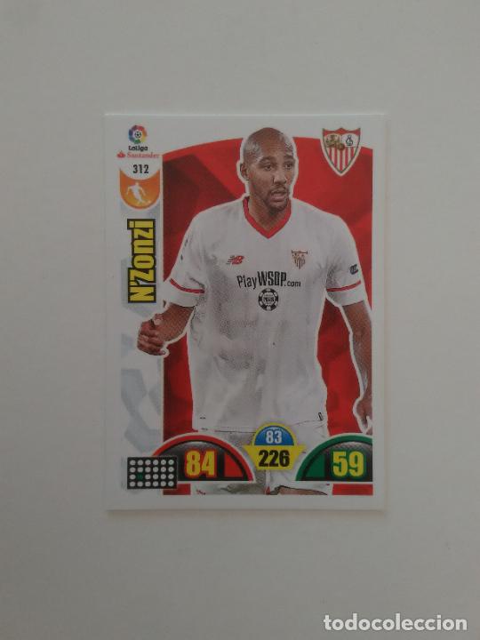 Sammelleidenschaft Sport: 312 N'ZONZI SEVILLA CROMO TARJETA LIGA FUTBOL PANINI ADRENALYN 2017-2018 17-18