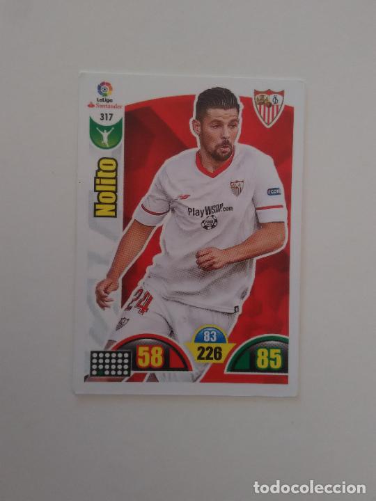 Sammelleidenschaft Sport: 317 NOLITO SEVILLA CROMO TARJETA LIGA FUTBOL PANINI ADRENALYN 2017-2018 17-18
