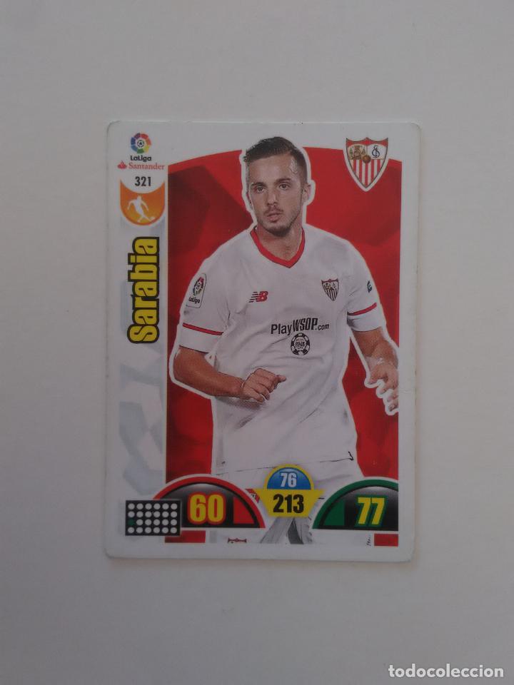 Sammelleidenschaft Sport: 321 SARABIA SEVILLA CROMO TARJETA LIGA FUTBOL PANINI ADRENALYN 2017-2018 17-18