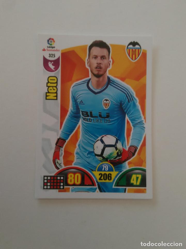 Sammelleidenschaft Sport: 325 NETO VALENCIA CROMO TARJETA LIGA FUTBOL PANINI ADRENALYN 2017-2018 17-18