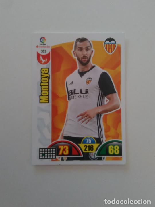 Sammelleidenschaft Sport: 326 MONTOYA VALENCIA CROMO TARJETA LIGA FUTBOL PANINI ADRENALYN 2017-2018 17-18