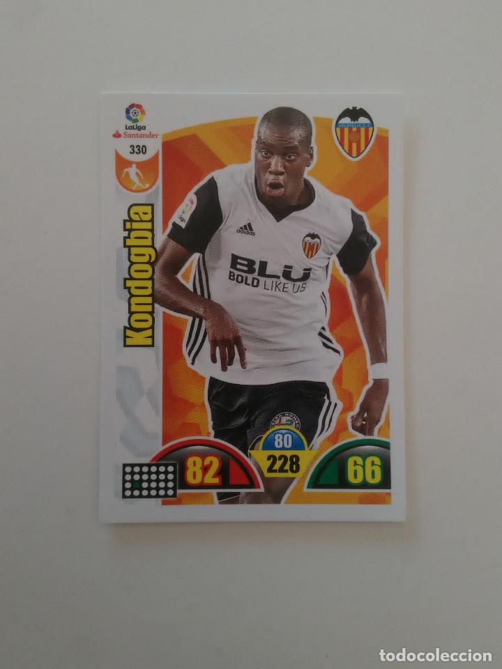 Sammelleidenschaft Sport: 330 KONDOGBIA VALENCIA CROMO TARJETA LIGA FUTBOL PANINI ADRENALYN 2017-2018 17-18