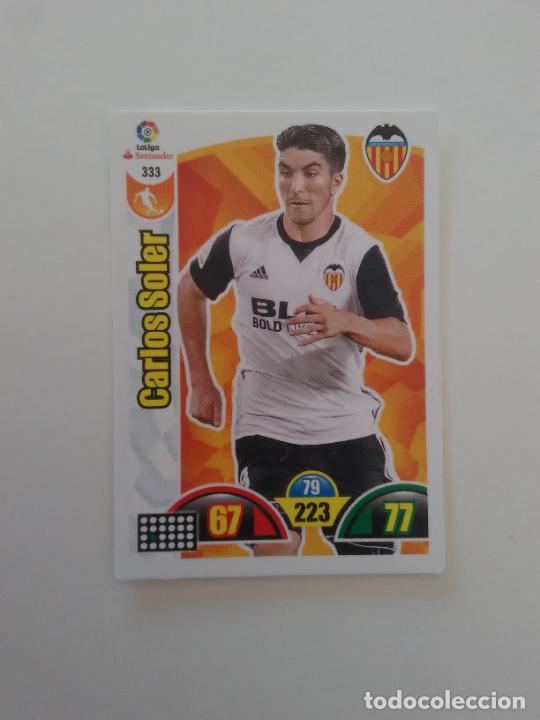 Sammelleidenschaft Sport: 333 CARLOS SOLER VALENCIA CROMO TARJETA LIGA FUTBOL PANINI ADRENALYN 2017-2018 17-18