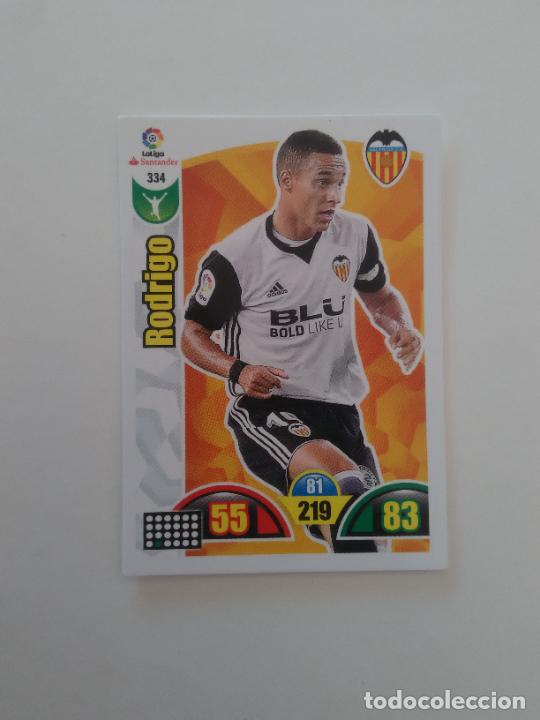 Sammelleidenschaft Sport: 334 RODRIGO VALENCIA CROMO TARJETA LIGA FUTBOL PANINI ADRENALYN 2017-2018 17-18