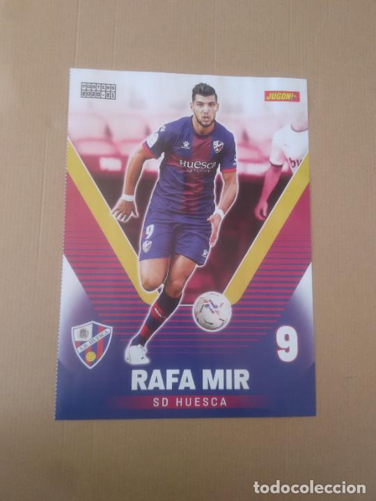 Sammelleidenschaft Sport: RAFA MIR HUESCA Y JOTA PELETEIRO ALAVES DOBLE P&Oacute;STER 1 P&Aacute;GINA REVISTA JUG&Oacute;N 2020-2021 LIGA 20-21