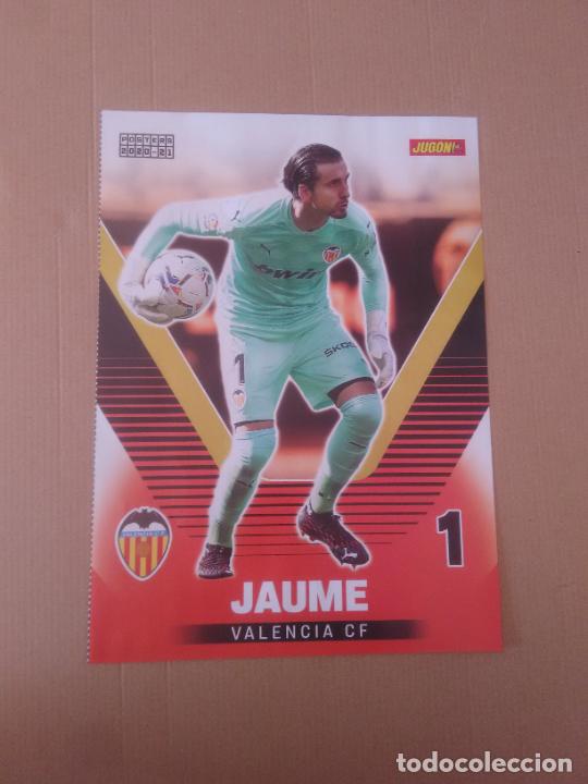 Sammelleidenschaft Sport: JAUME DOMENECH VALENCIA P&Oacute;STER 1 P&Aacute;GINA REVISTA JUG&Oacute;N 2020-2021 LIGA FUTBOL 20-21