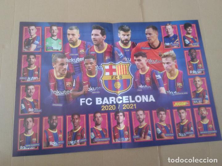 Sammelleidenschaft Sport: EQUIPO BARCELONA BAR&Ccedil;A JOAO FELIX ATL&Eacute;TICO DOBLE P&Oacute;STER 2 P&Aacute;G REVISTA JUG&Oacute;N 2020-2021 LIGA 20-21