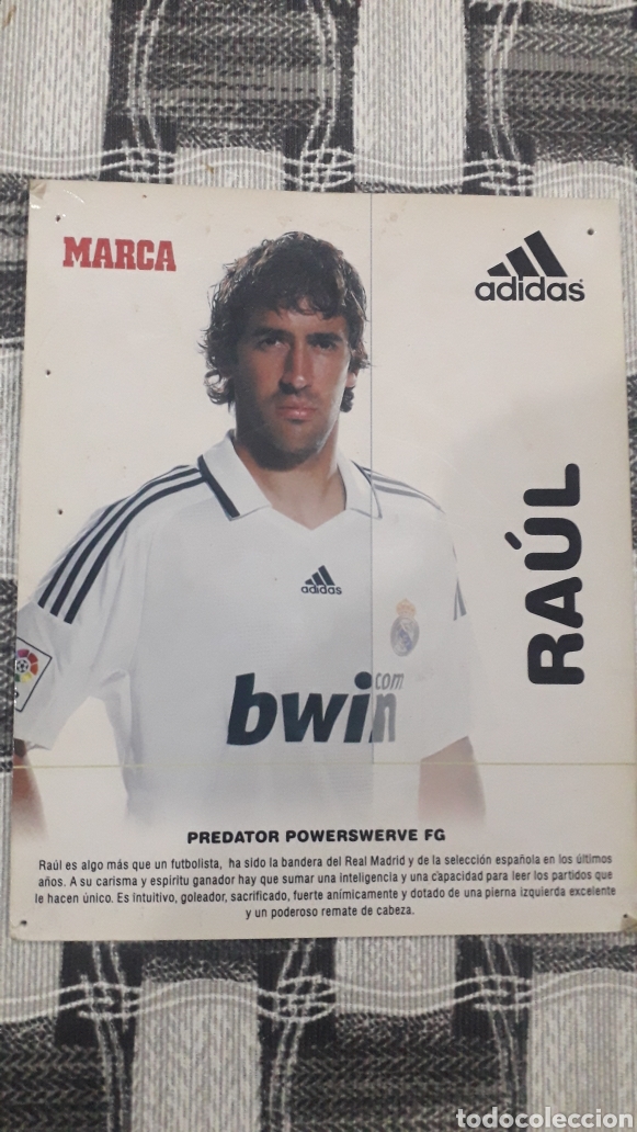 Coleccionismo deportivo: Postal de Raul