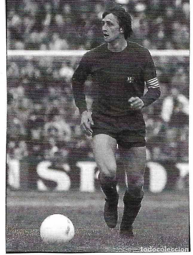 Coleccionismo deportivo: Recorte de CRUYFF en acci&oacute;n